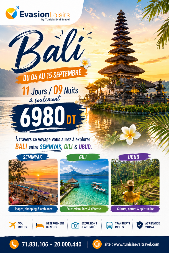 Voyage Bali & Gili